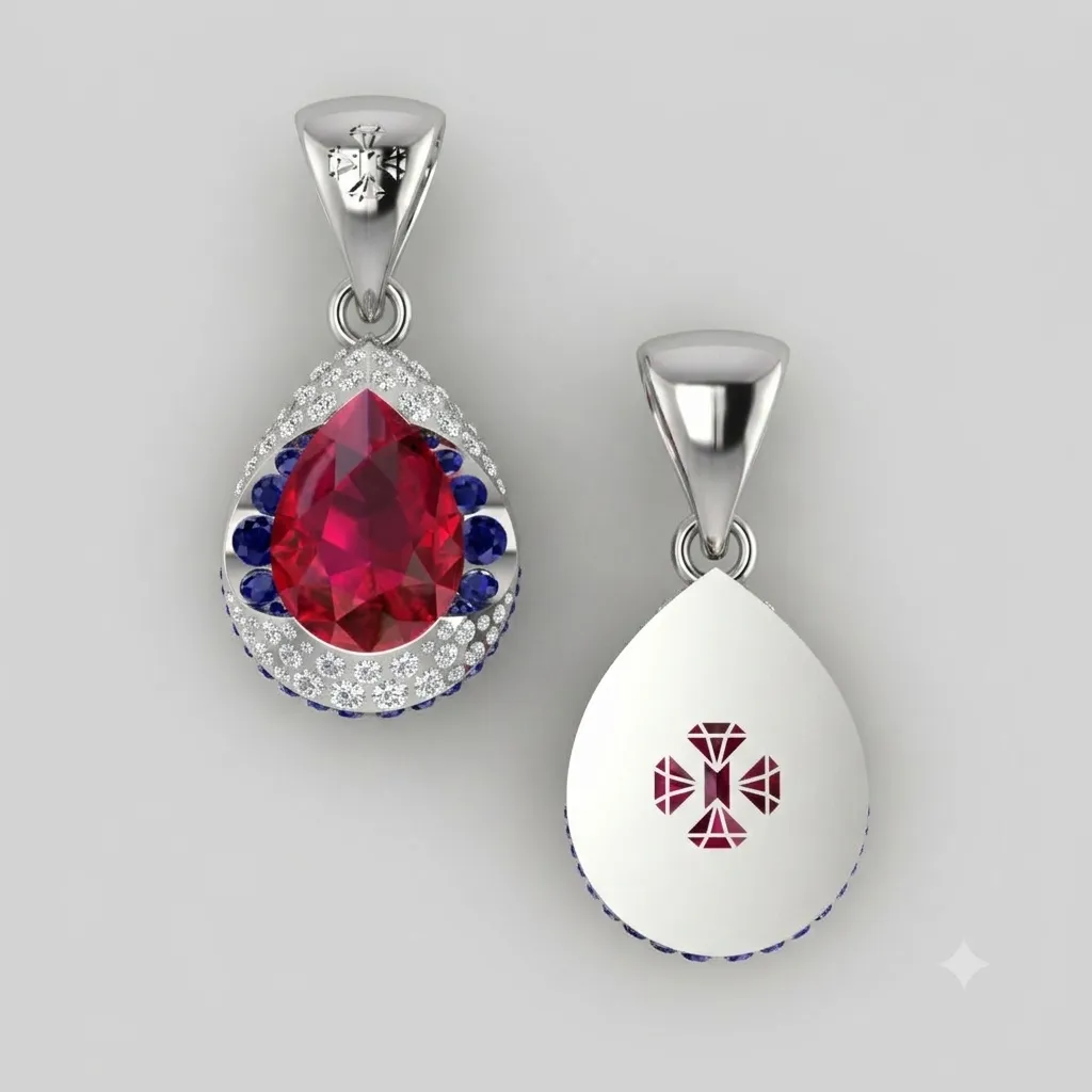 Pendentif poire 4